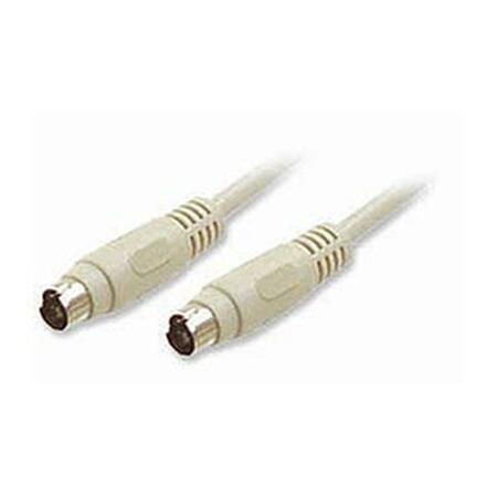 ZIOTEK 10' PS2 Mini Din 6 Cable Male to Male 121 2435